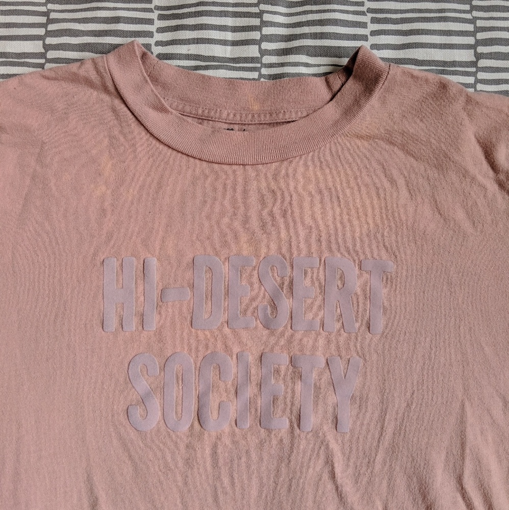 Madewell x Where I Was From Pink Tee